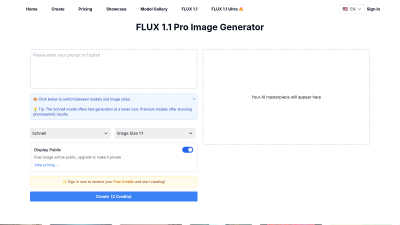 FLUX 1.1 Pro - Professional AI tool for Content Creation