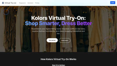 Kolors Virtual Try-On - Professional AI tool for AI Assistants