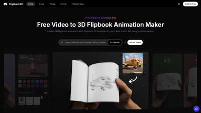 Flipbook3D - Professional AI tool for Design Tools
