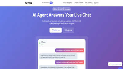 Asyntai - Professional AI tool for E-commerce