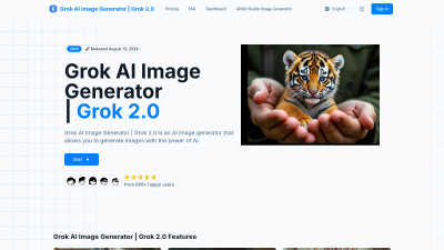 Grok AI Image Generator - Professional AI tool for Content Creation