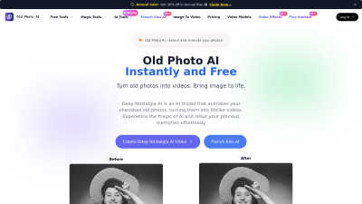 Deep Nostalgia AI - Professional AI tool for AI Assistants