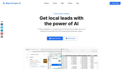 Maps Scraper AI - Professional AI tool for AI Assistants