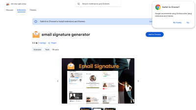 email signature generator - signmaker.io - Professional AI tool for E-commerce