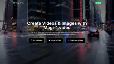 Magi-1 - Professional AI tool for Content Creation