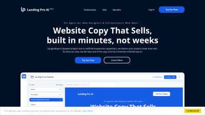 Landing Pro - Professional AI tool for Content Creation