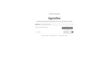 AgentSea - Professional AI tool for AI Assistants