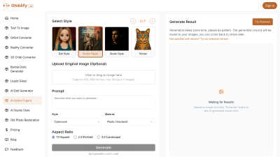 Ghiblify.im - Professional AI tool for Content Creation