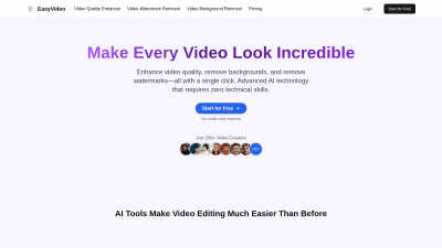 EasyVideo - Professional AI tool for Content Creation