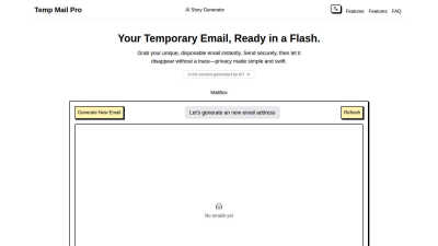 TempEmail - Professional AI tool for Email Tools