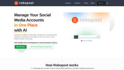 Robopost - Professional AI tool for AI Assistants