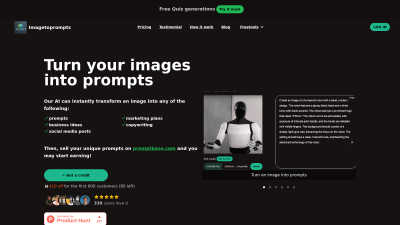 Imagetoprompts - Professional AI tool for Content Creation
