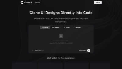 CloneUI - AI tool for Design Tools