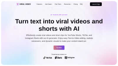 Viral Video - Professional AI tool for Marketing