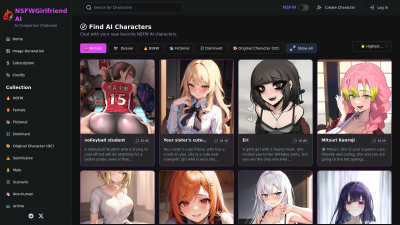 NSFWGirlfriend AI - Professional AI tool for Chatbots