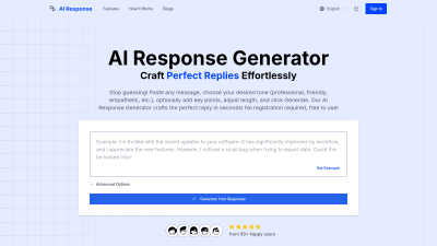AI Response Generator - Professional AI tool for Business & Finance