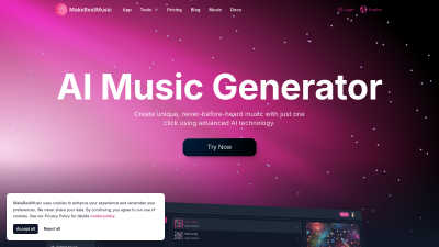 MakeBestMusic - Professional AI tool for Audio & Music
