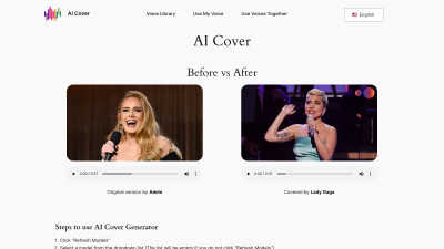 AI Cover Generator - Professional AI tool for Audio & Music