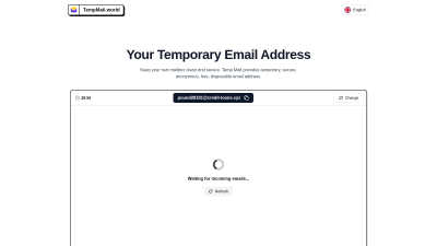 Tempmail.world - Professional AI tool for Email Tools