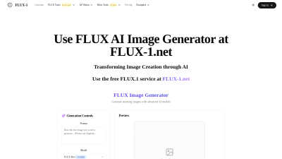 FLUX.1 Pro - Professional AI tool for Generative Art
