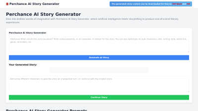 Perchance AI Story - Professional AI tool for AI Assistants