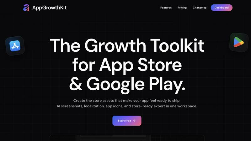 AppGrowthKit application interface and features
