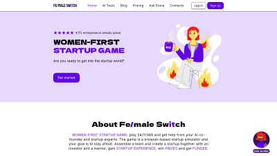Fe/male Switch Startup Game - Professional AI tool for Business & Finance
