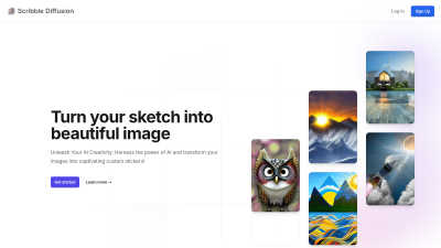 Scribble Diffusion - Professional AI tool for Content Creation