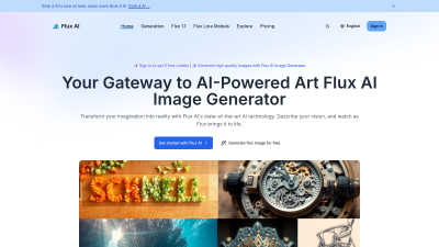 Flux Image AI - Professional AI tool for Generative Art