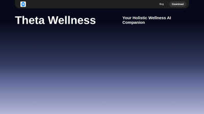 Theta Wellness - Your Holistic Wellness AI Companion - Professional AI tool for AI Assistants