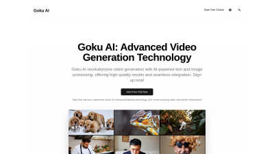 Goku AI - Professional AI tool for Content Creation