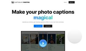 Caption My Photos Website