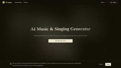AI Singing - Professional AI tool for Audio & Music