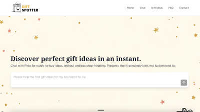 Gift Spotter - Professional AI tool for AI Assistants