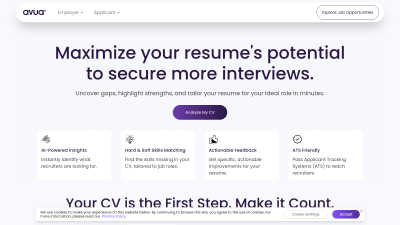 avua - Professional AI tool for Career & Jobs