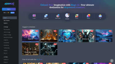 MagicAI_flux image and ai video generator - Professional AI tool for Content Creation