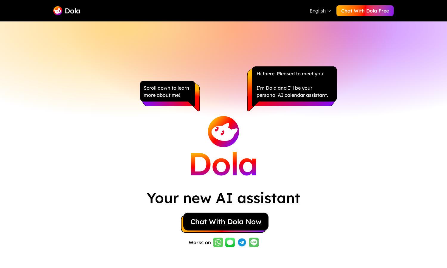 Dola Website