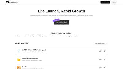 Lite Launch - Professional AI tool for Business & Finance
