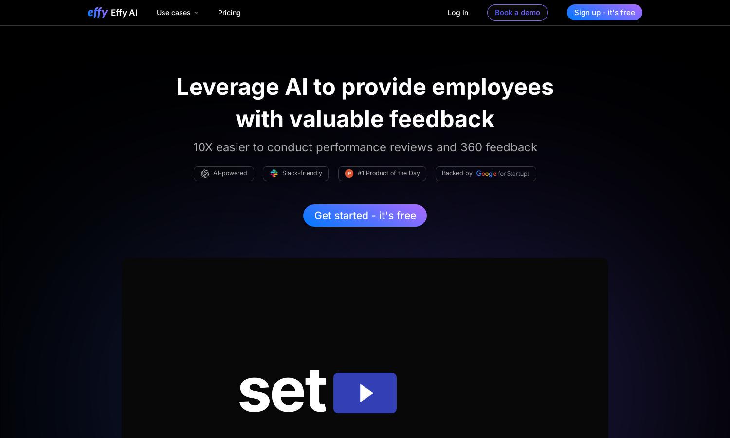 Effy AI Website