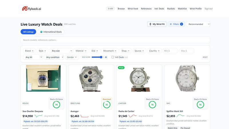 Flyback.ai application interface and features